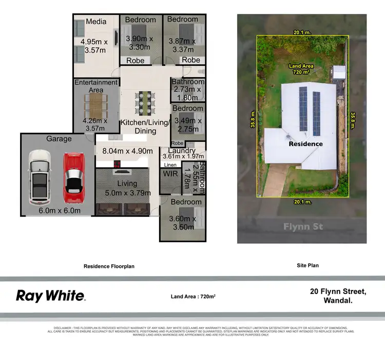 Floorplan of Homely house listing, 20 Flynn Street, Wandal QLD 4700