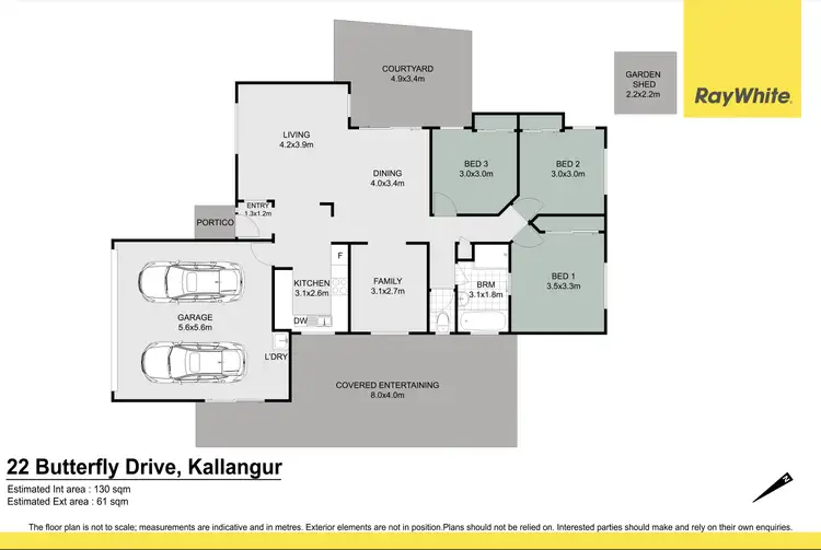 Floorplan of Homely house listing, 22 Butterfly Drive, Kallangur QLD 4503