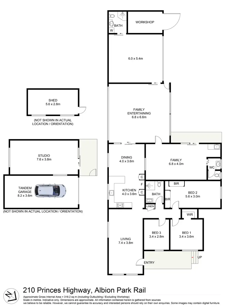 Floorplan of Homely house listing, 210 Princes Highway, Albion Park Rail NSW 2527