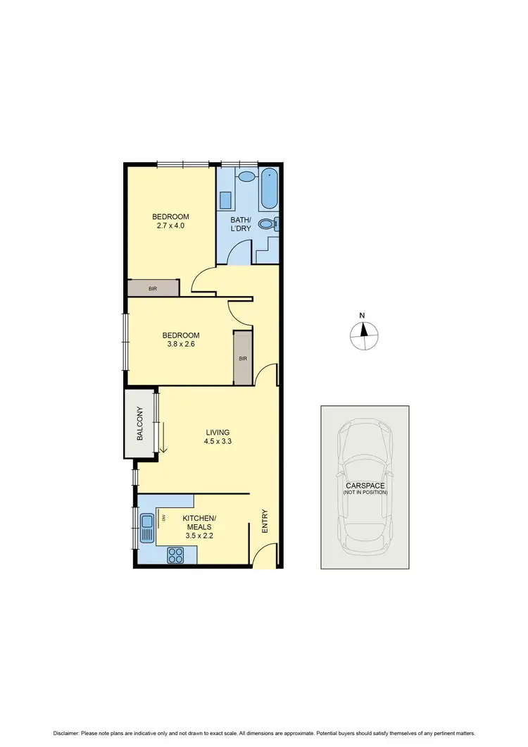 Floorplan of Homely apartment listing, 5/376-378 Barkly Street, Brunswick VIC 3056