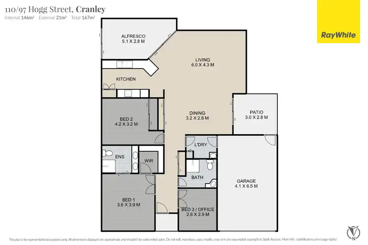 Floorplan of Homely retirement listing, 110/97 Hogg Street, Cranley QLD 4350