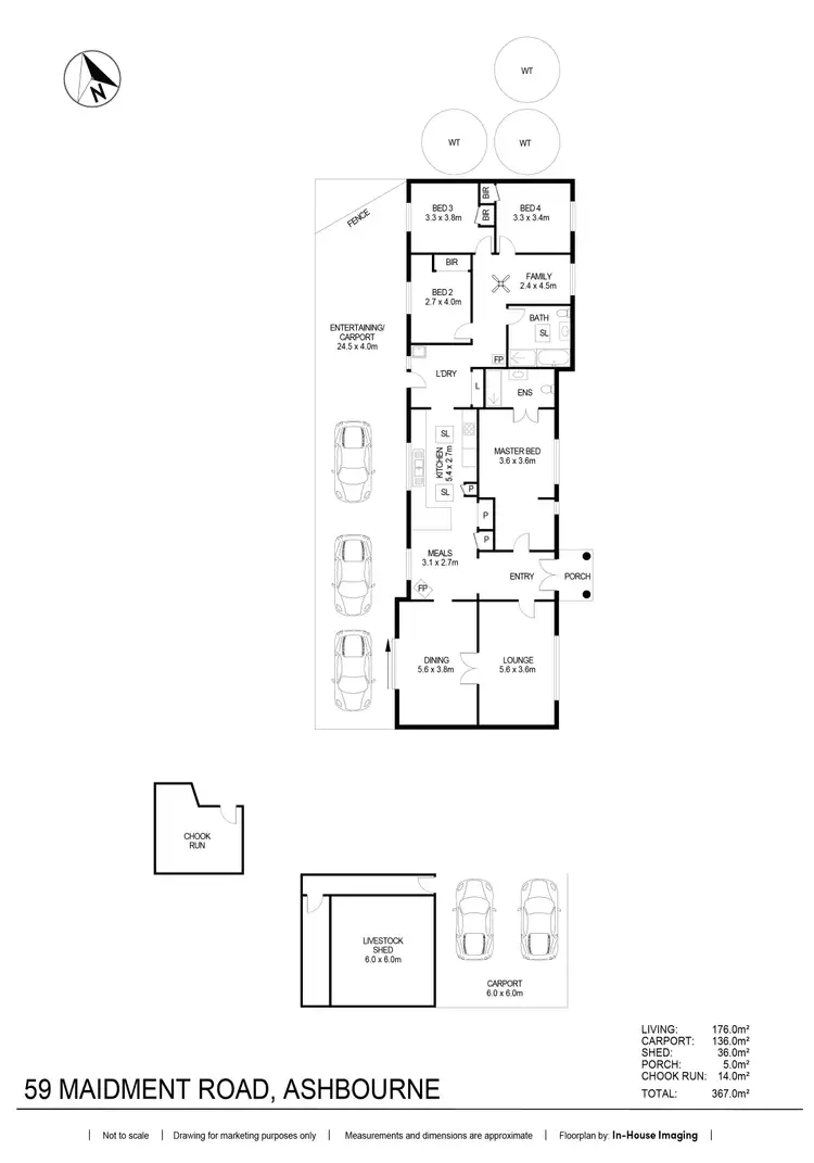 Floorplan of Homely house listing, 59 Maidment Road, Ashbourne SA 5157