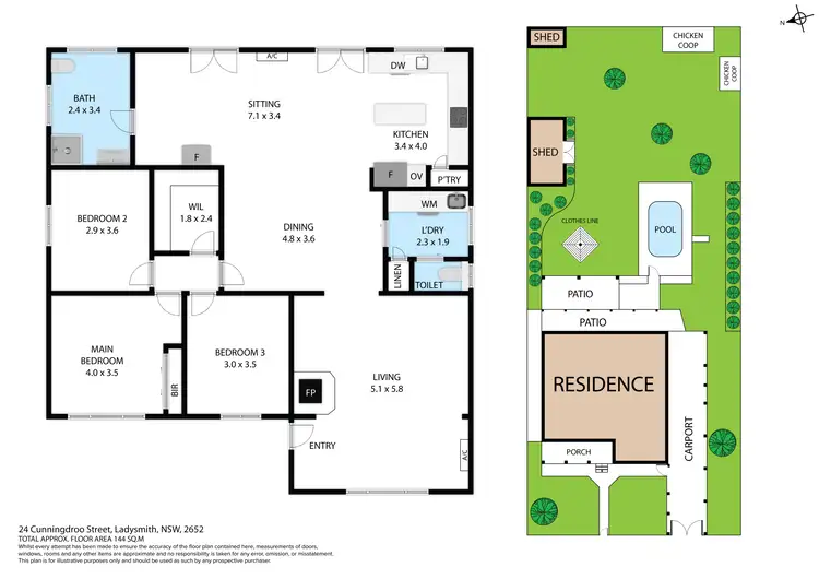 Floorplan of Homely house listing, 24 Cunningdroo Street, Ladysmith NSW 2652