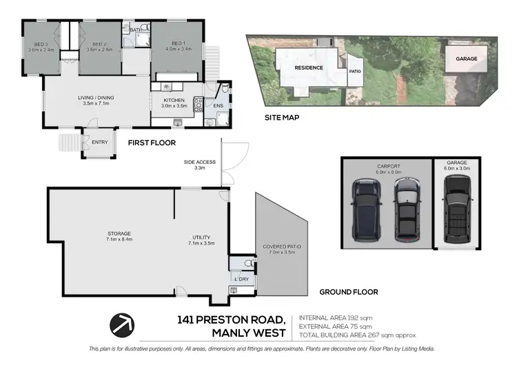 Floorplan of Homely house listing, 141 Preston Road, Manly West QLD 4179