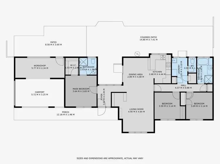 Floorplan of Homely house listing, 86 Maryville Way, Thurgoona NSW 2640