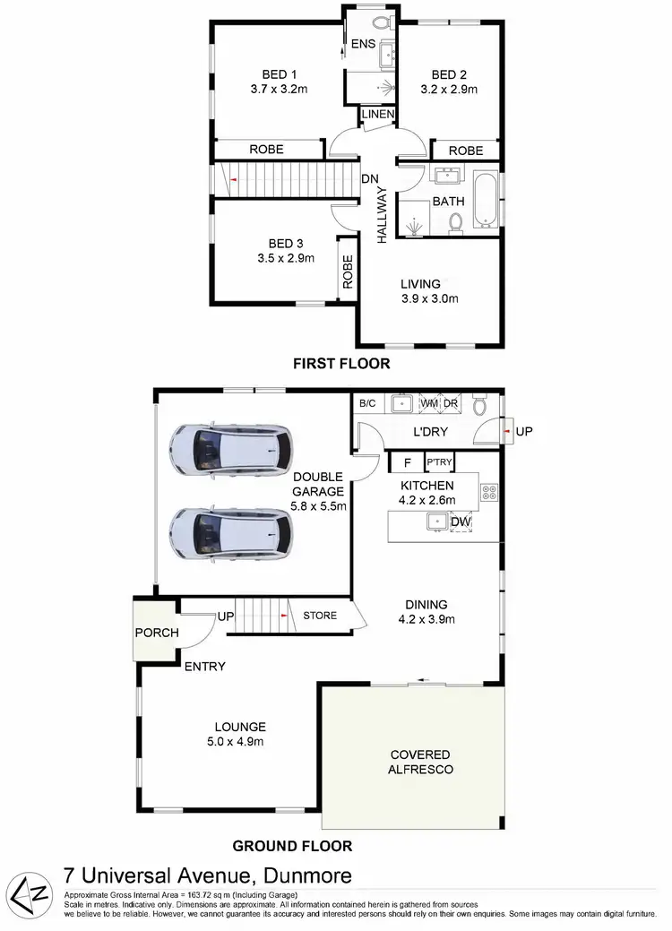 Floorplan of Homely house listing, 7 Universal Avenue, Dunmore NSW 2529