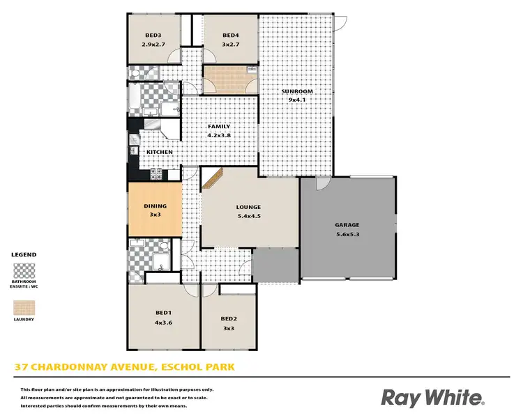 Floorplan of Homely house listing, 37 Chardonnay Avenue, Eschol Park NSW 2558