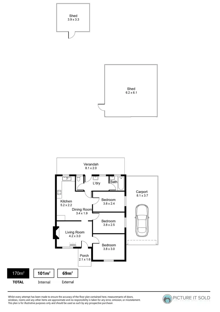 Floorplan of Homely house listing, 35 Mofflin Road, Elizabeth Grove SA 5112