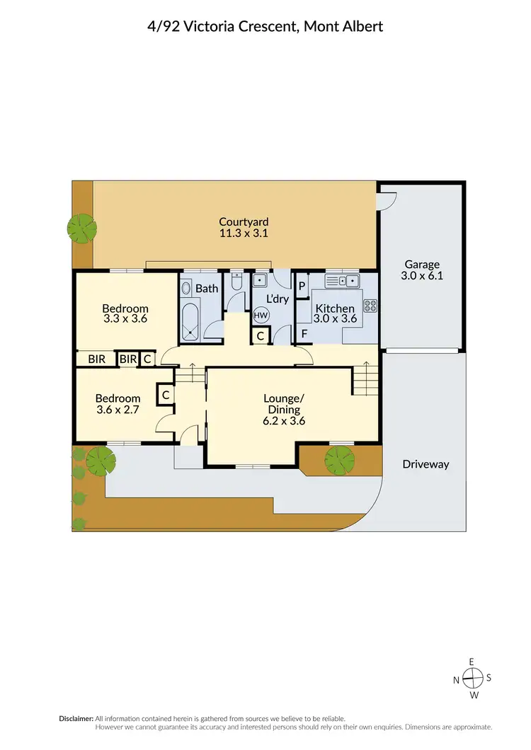 Floorplan of Homely unit listing, 4/92 Victoria Crescent, Mont Albert VIC 3127