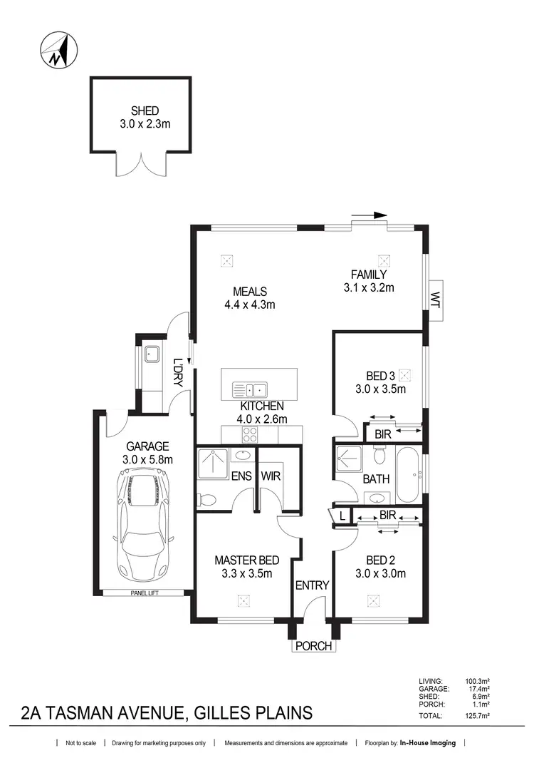 Floorplan of Homely house listing, 2A Tasman Avenue, Gilles Plains SA 5086