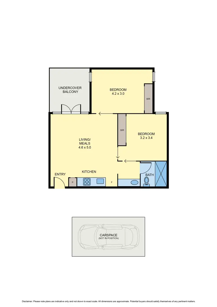 Floorplan of Homely apartment listing, 501/1C Michael Street, Brunswick VIC 3056