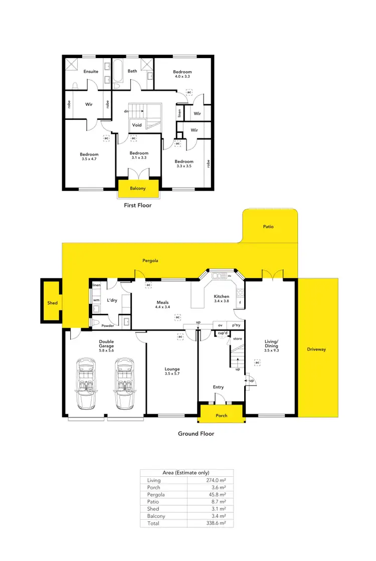 Floorplan of Homely house listing, 14 Craigburn Drive, Flagstaff Hill SA 5159