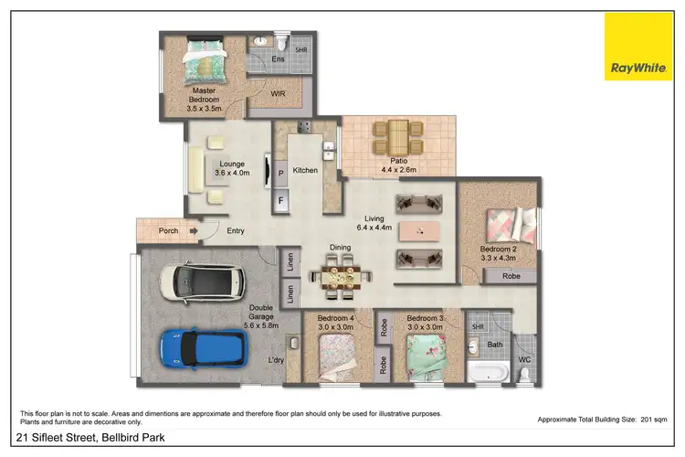Floorplan of Homely house listing, 21 Siffleet Street, Bellbird Park QLD 4300