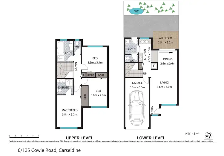 Floorplan of Homely townhouse listing, 6/125 Cowie Road, Carseldine QLD 4034