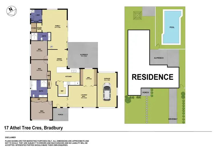 Floorplan of Homely house listing, 17 Athel Tree Crescent, Bradbury NSW 2560