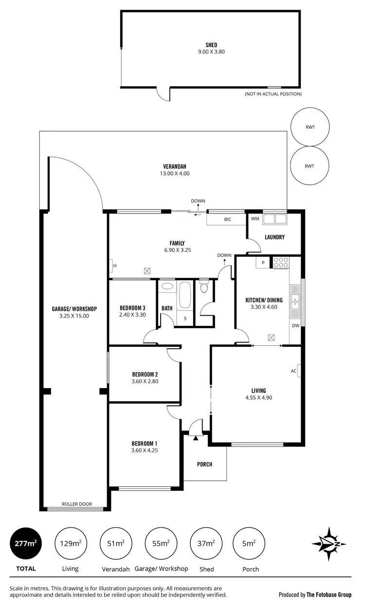 Floorplan of Homely house listing, 16 Botting Street, Albert Park SA 5014