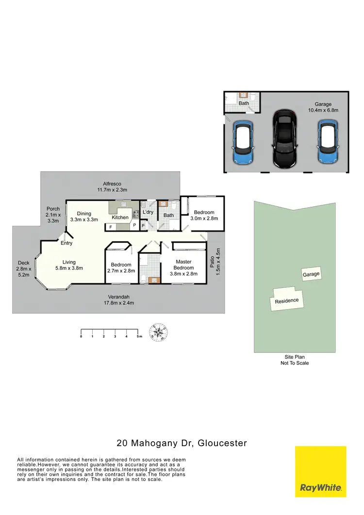 Floorplan of Homely house listing, 20 Mahogany Drive, Gloucester NSW 2422