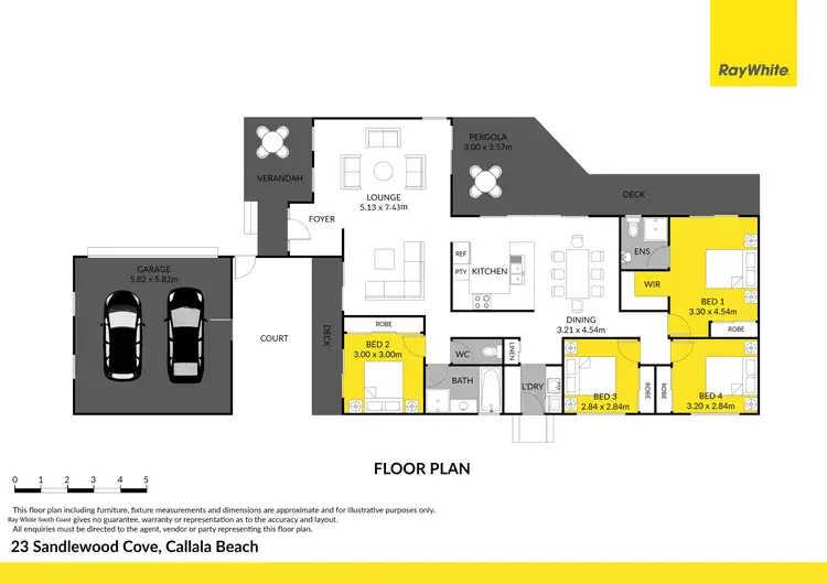 Floorplan of Homely house listing, 23 Sandlewood Cove, Callala Beach NSW 2540