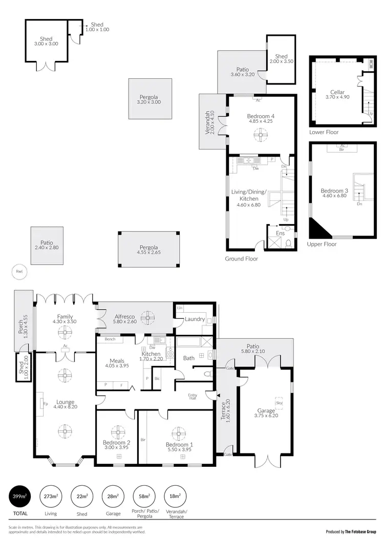 Floorplan of Homely house listing, 6 Elderslie Avenue, Fitzroy SA 5082