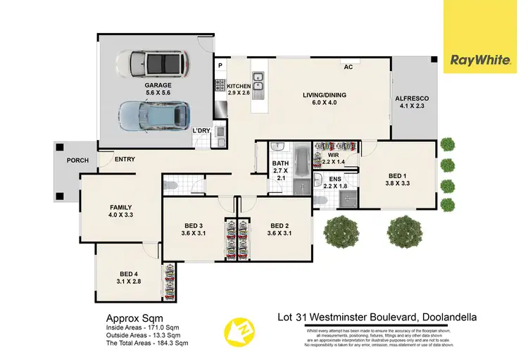 Floorplan of Homely house listing, 31 Westminster Boulevard, Doolandella QLD 4077