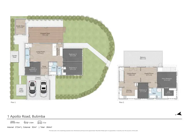 Floorplan of Homely house listing, 1 Apollo Road, Bulimba QLD 4171