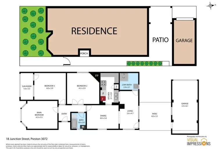 Floorplan of Homely house listing, 18 Junction Street, Preston VIC 3072