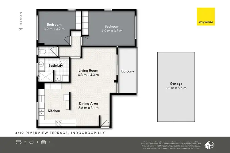 Floorplan of Homely unit listing, 4/19 Riverview Terrace, Indooroopilly QLD 4068