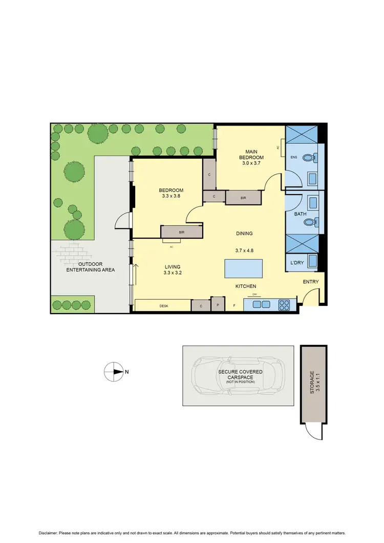 Floorplan of Homely apartment listing, 5/8 Sturt Street, Essendon VIC 3040