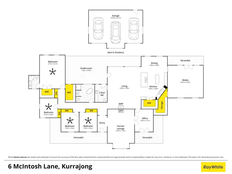 Floorplan of Homely rural property listing, 6 McIntosh Lane, Kurrajong NSW 2758