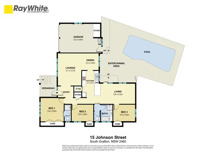 Floorplan of Homely house listing, 15 Johnson Street, South Grafton NSW 2460