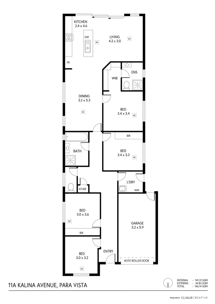 Floorplan of Homely house listing, 11a Kalina Avenue, Para Vista SA 5093