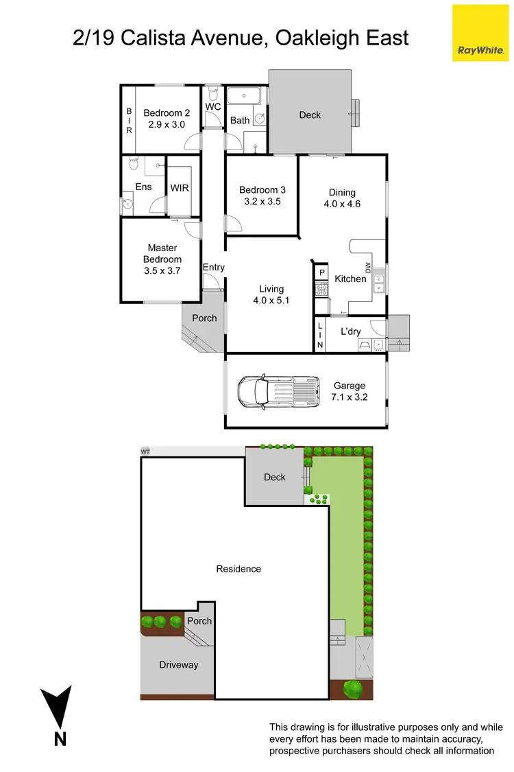 Floorplan of Homely unit listing, 2/19 Calista Avenue, Oakleigh East VIC 3166