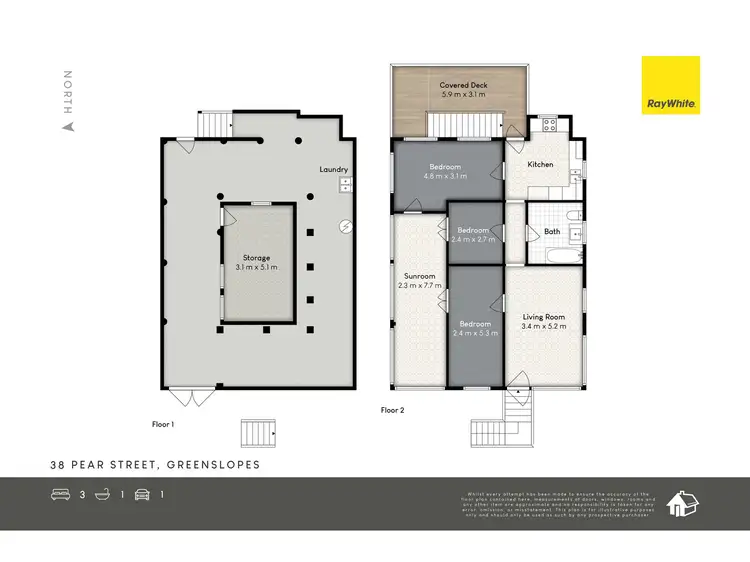 Floorplan of Homely house listing, 38 Pear Street, Greenslopes QLD 4120