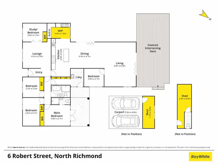 Floorplan of Homely house listing, 6 Robert Street, North Richmond NSW 2754