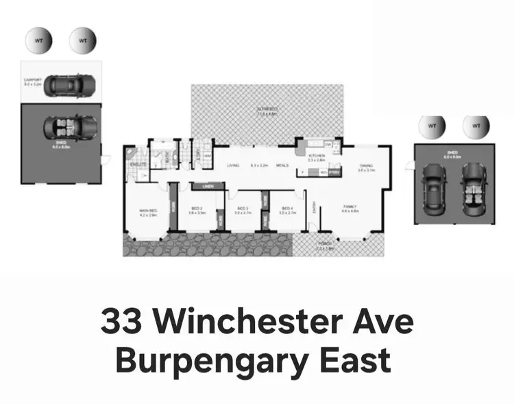 Floorplan of Homely house listing, 33 Winchester Avenue, Burpengary East QLD 4505