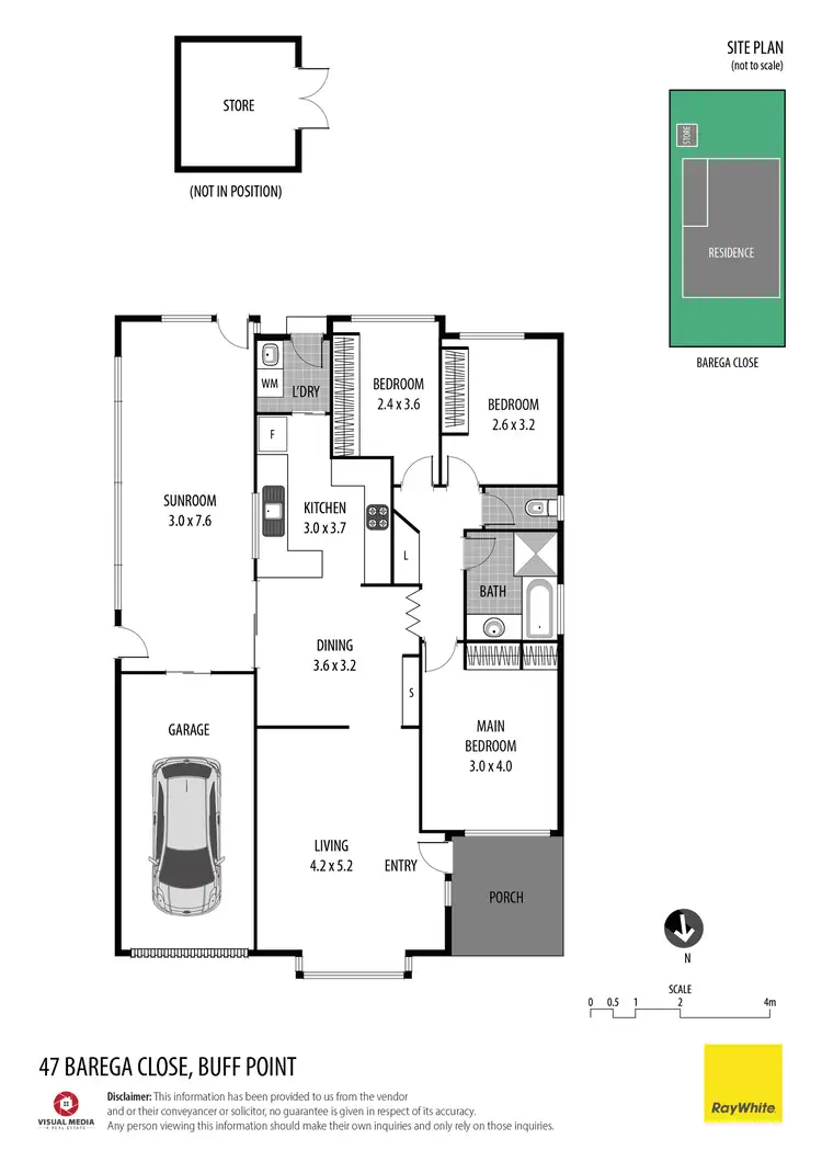 Floorplan of Homely house listing, 47 Barega Close, Buff Point NSW 2262