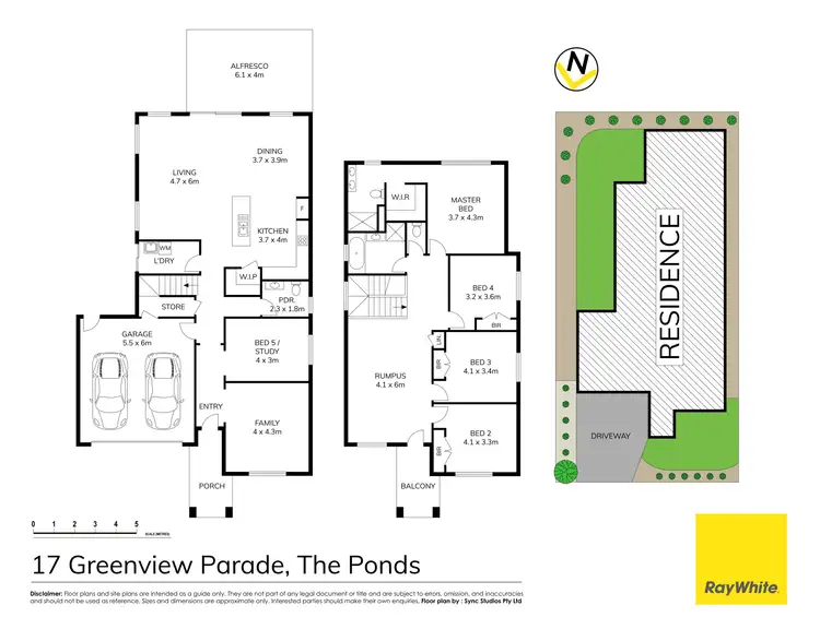 Floorplan of Homely house listing, 17 Greenview Parade, The Ponds NSW 2769