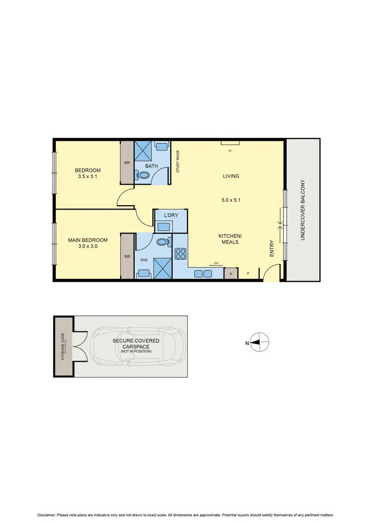 Floorplan of Homely apartment listing, 307/15 Pascoe Street, Pascoe Vale VIC 3044