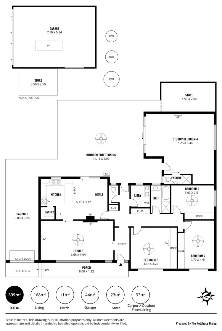 Floorplan of Homely house listing, 14 Kondoparinga Road, Meadows SA 5201