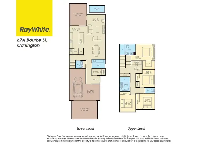 Floorplan of Homely house listing, 67A Bourke Street, Carrington NSW 2294