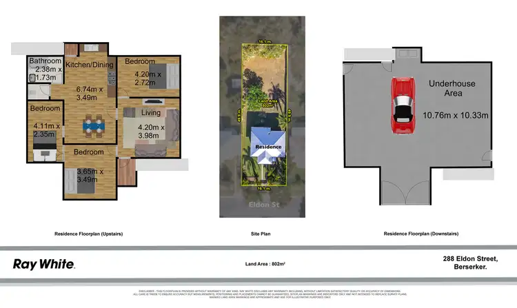 Floorplan of Homely house listing, 288 Eldon Street, Berserker QLD 4701