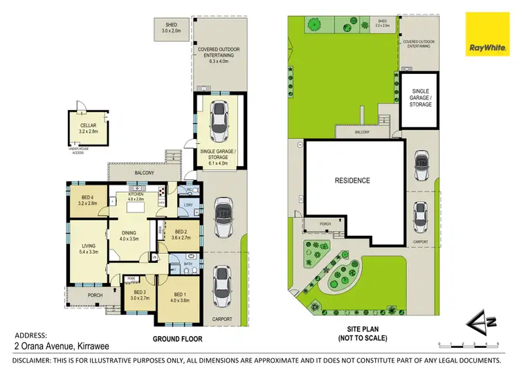 Floorplan of Homely house listing, 2 Orana Avenue, Kirrawee NSW 2232