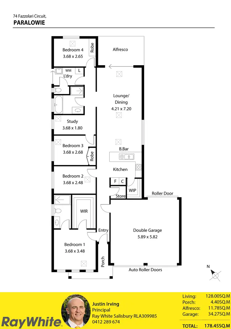 Floorplan of Homely other listing, 73 Fazzolari Circuit, Paralowie SA 5108