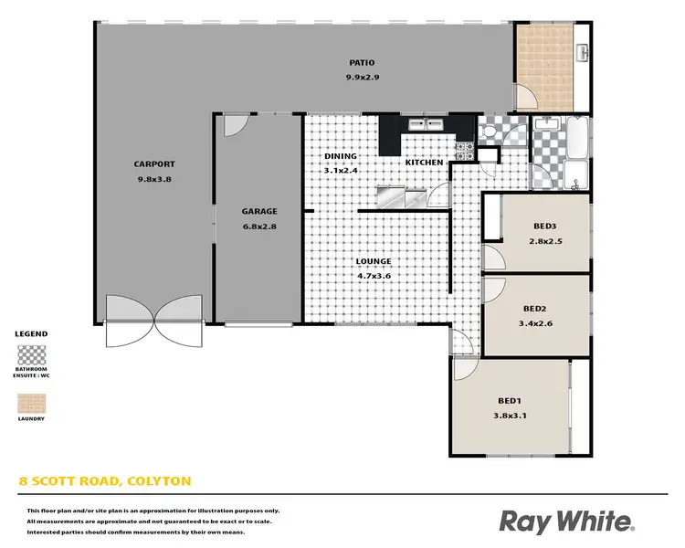 Floorplan of Homely house listing, 8 Scott Road, Colyton NSW 2760