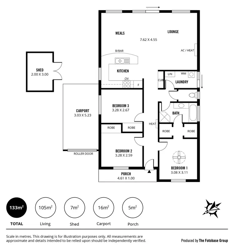 Floorplan of Homely house listing, 8 Federation Way, Nairne SA 5252