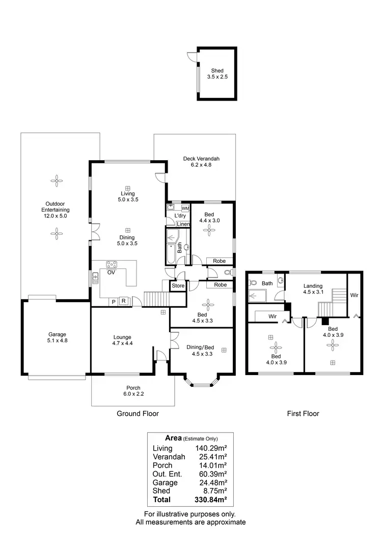 Floorplan of Homely house listing, 17 Whibley Street, Henley Beach SA 5022