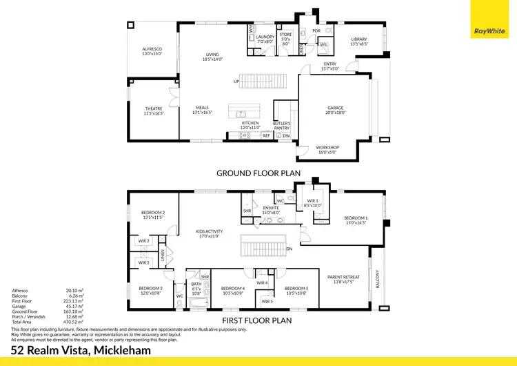 Floorplan of Homely house listing, 52 Realm Vista, Mickleham VIC 3064