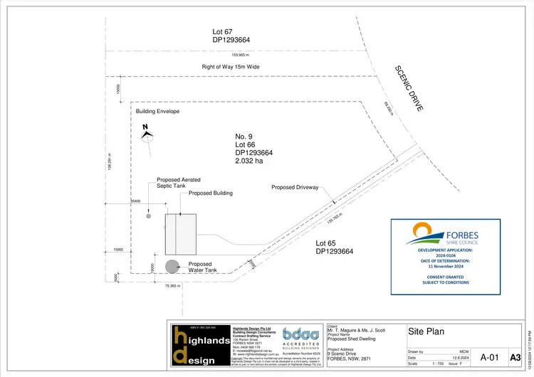 Floorplan of Homely land listing, 9 Scenic Drive, Forbes NSW 2871