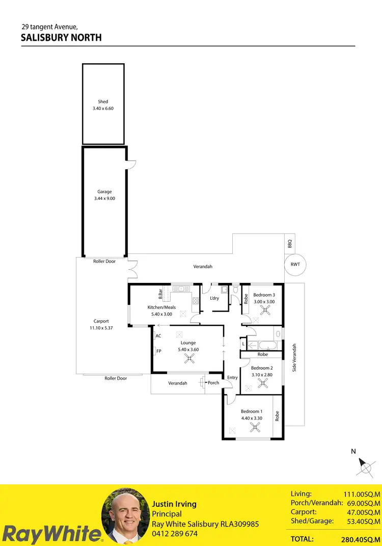 Floorplan of Homely house listing, 29 Tangent Avenue, Salisbury North SA 5108