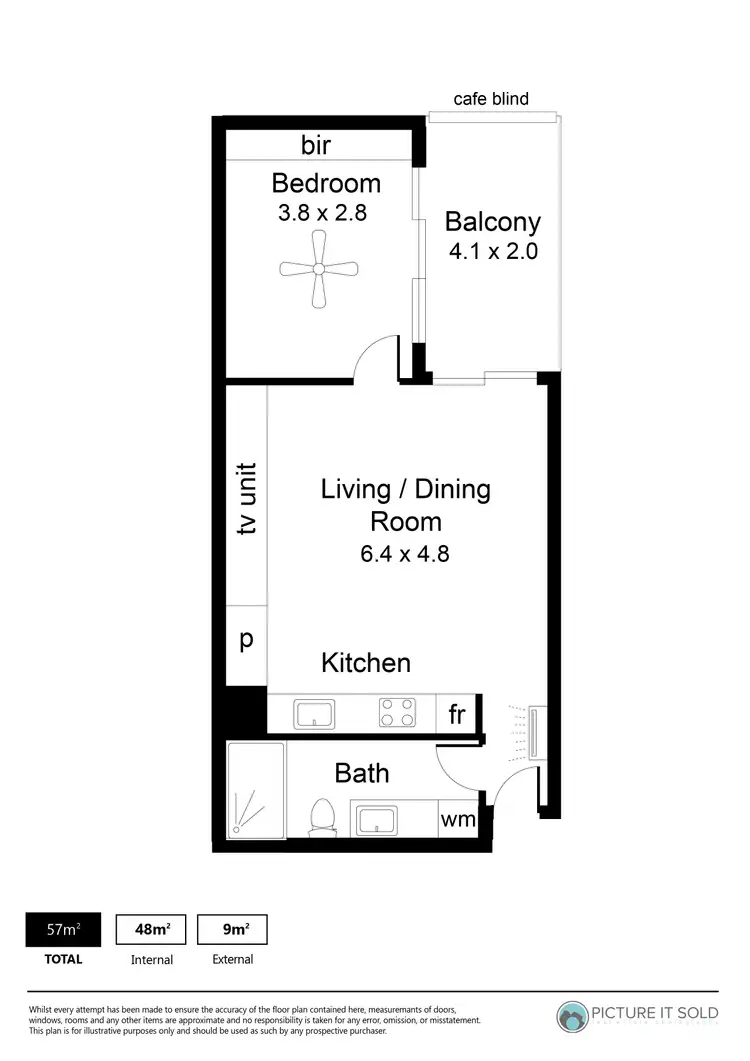 Floorplan of Homely apartment listing, 6/28 Storr Street, Adelaide SA 5000